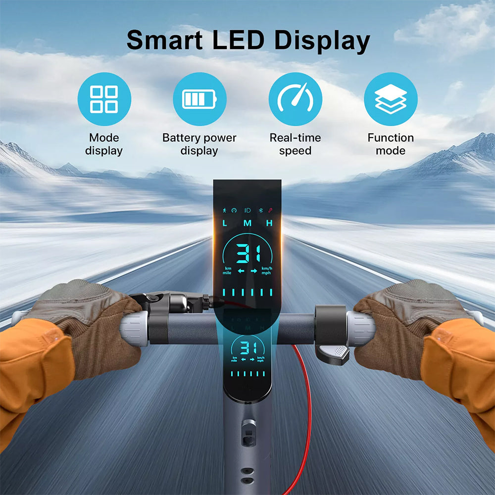 MEGAWHEELS A6L MAX electric scooter display