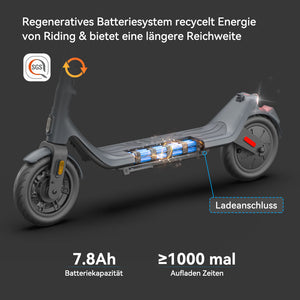Electric scooter with app connectivity