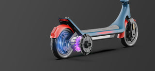 Foldable A6s electric scooter for commuting
