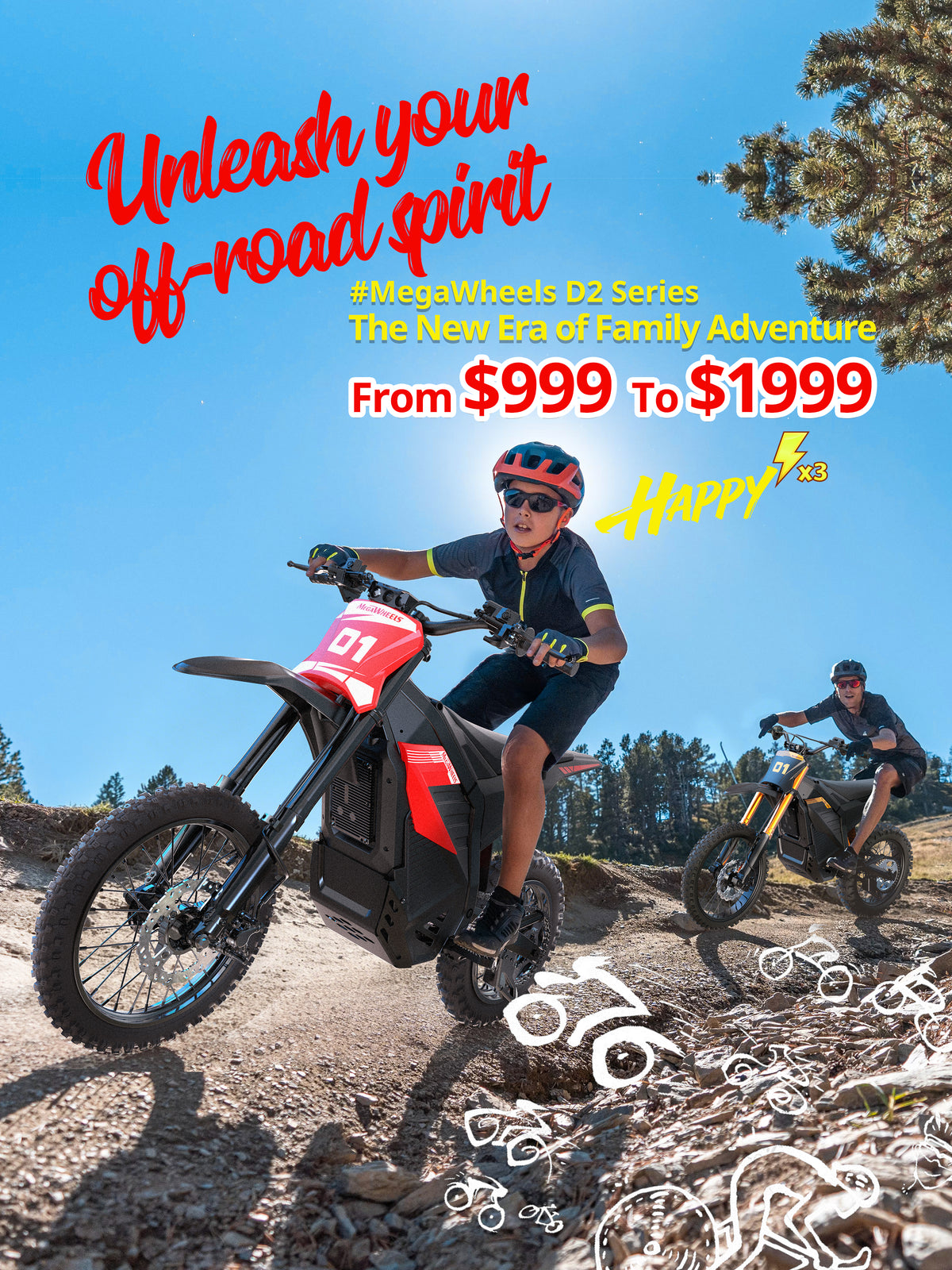 Megawheels electric scooter for sales