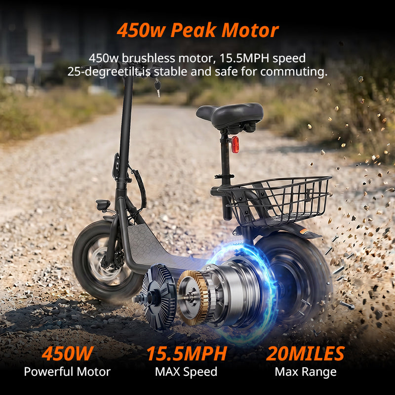 R1 Electric Scooter with Seat