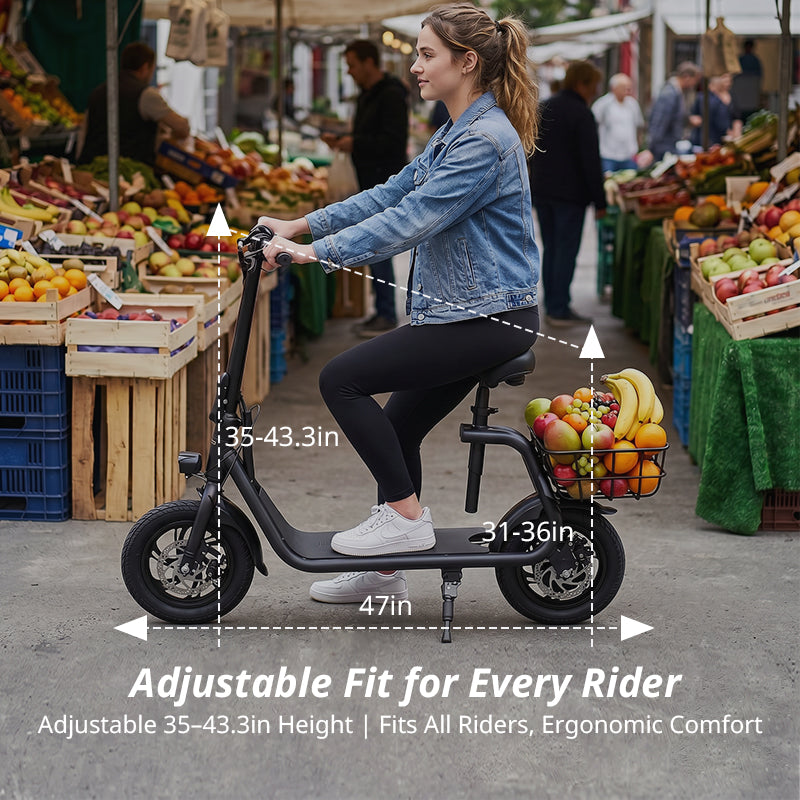 R1 Electric Scooter with Seat