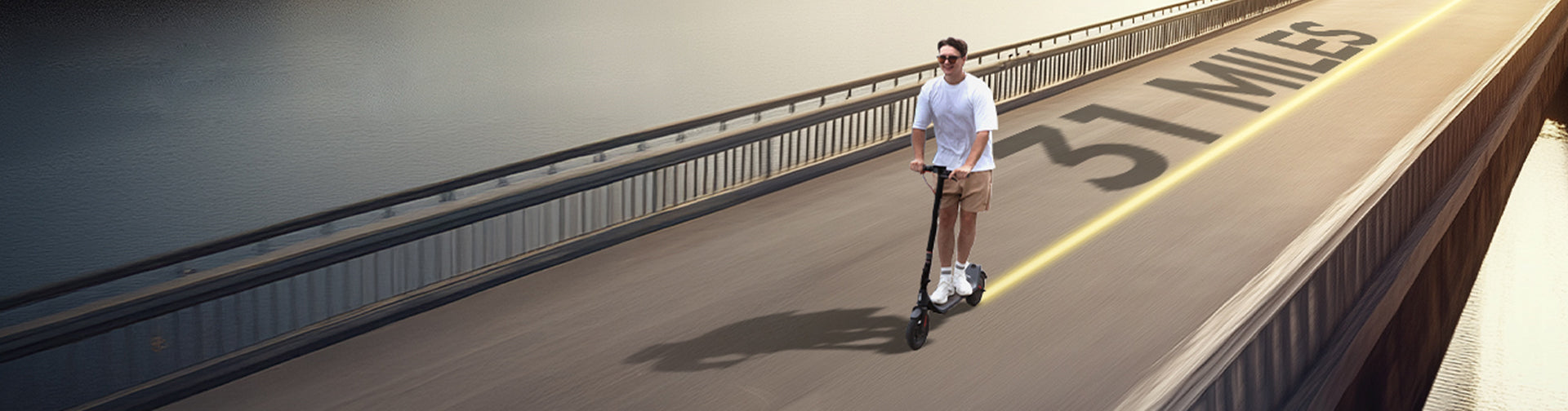 Long range e-scooter